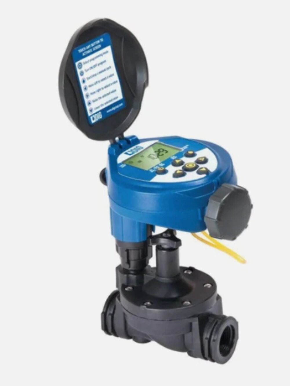 DIG RBC 7000 Battery Powered Irrigation Timer with 3/4" Inline Valve - Digital